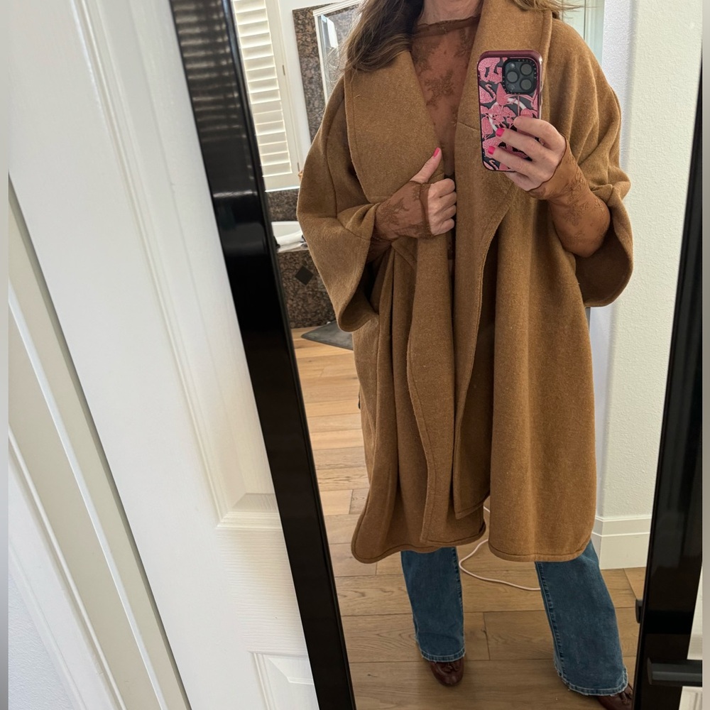 Free People Off duty oversized poncho